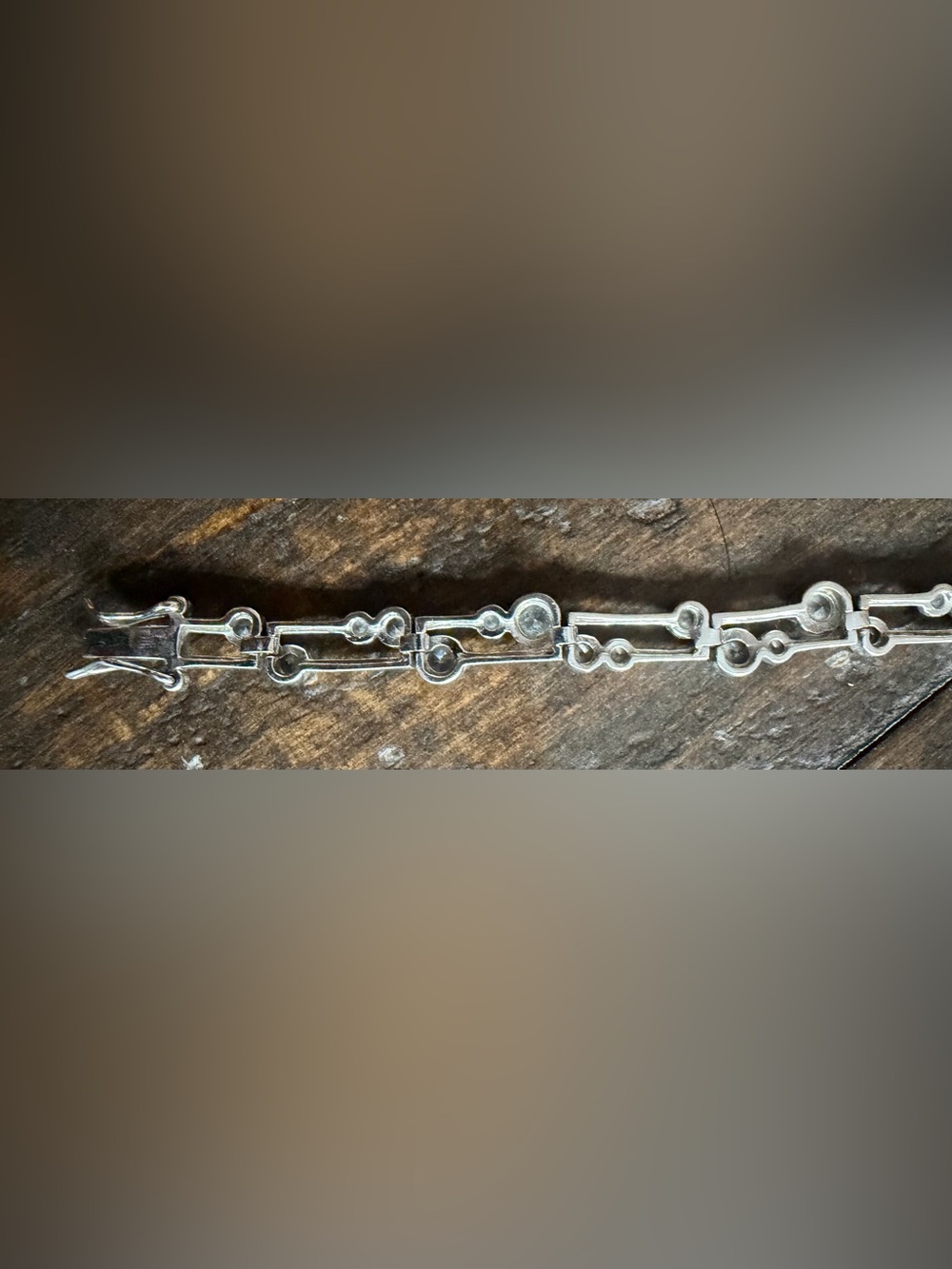 Diamonique Sterling Silver Tennis Bracelet - Picture 8 of 9